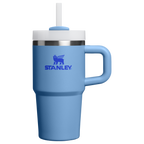 Splash-Resistant FlowState The Quencher H2.O Flowstate Tumbler | Stanley Create D274S - 40oz Large Capacity Car-Cup Friendly Quencher - Blue Sky