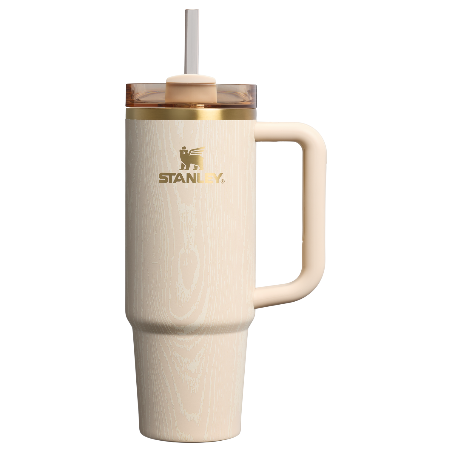 Car-Cup Friendly The Cheers & Cheer Quencher H2.0 Flowstate Tumbler D189S - Premium Stainless Steel Straw Cup for All-Day Hydration - Birch Woodgrain