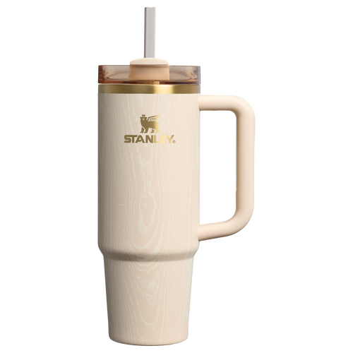 Car-Cup Friendly The Cheers & Cheer Quencher H2.0 Flowstate Tumbler D189S - Premium Stainless Steel Straw Cup for All-Day Hydration - Birch Woodgrain