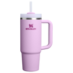 Splash-Resistant FlowState The Quencher H2.0 Flowstate Tumbler D051L - Double-Wall Vacuum Insulated Travel Tumbler with Straw - Soft Orchid