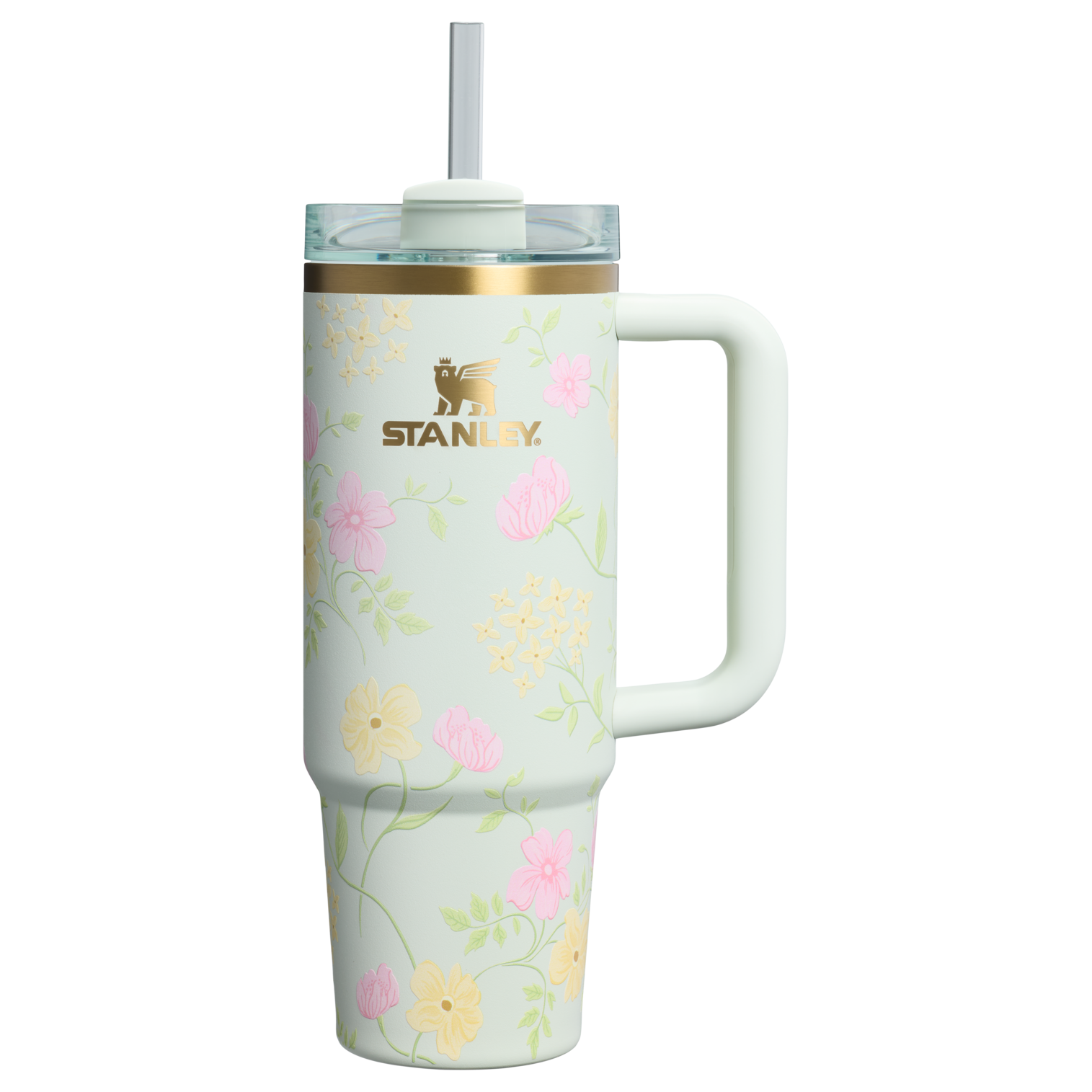 Double-Wall Vacuum The Easter Quencher H2.0 Flowstate Tumbler D257F - FlowState 3-Position Lid Insulated Travel Mug - Spring Blossoms