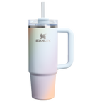 Splash-Resistant FlowState The Quencher H2.0 Flowstate Tumbler D051L - Double-Wall Vacuum Insulated Travel Tumbler with Straw - Sunrise Spiral