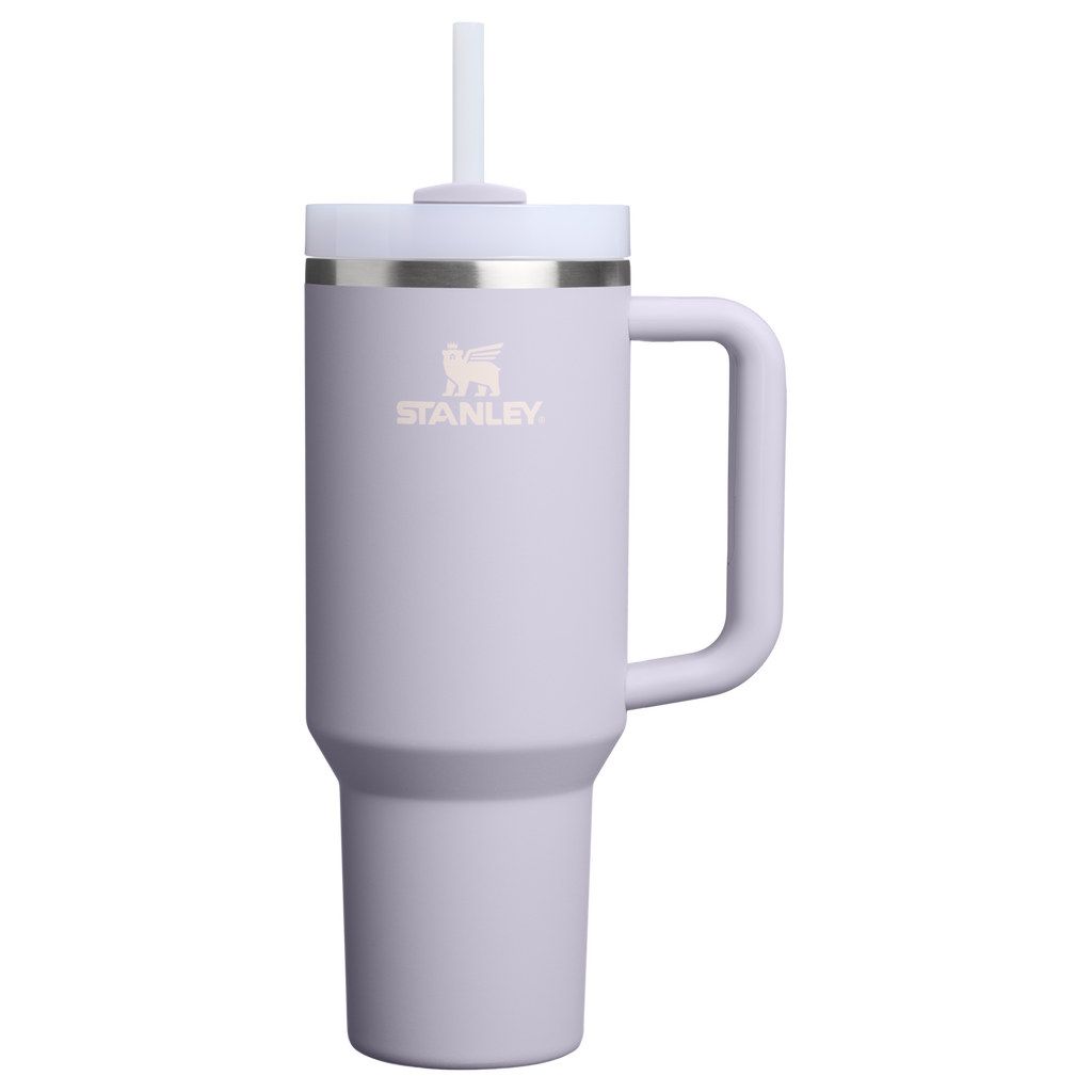 Large Capacity The Quencher H2.0 Flowstate Tumbler D050X - Double-Wall Vacuum Insulated Travel Tumbler with Straw - Purple Dust