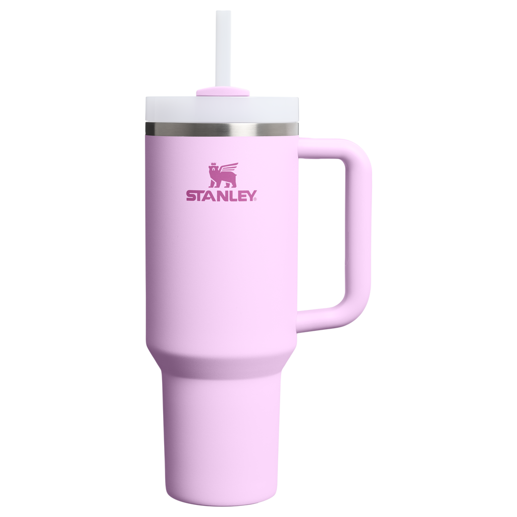Large Capacity The Quencher H2.0 Flowstate Tumbler D050X - Double-Wall Vacuum Insulated Travel Tumbler with Straw - Soft Orchid