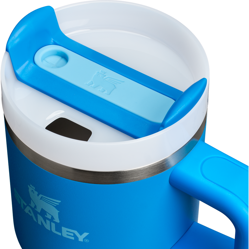 Splash-Resistant FlowState The Quencher H2.O Flowstate Tumbler with Handle | Stanley Create D309N - Premium Stainless Steel Straw Cup for All-Day Hydration Detail