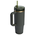 Double-Wall Vacuum The Quencher H2.0 Flowstate Tumbler | Stanley Create D331C - FlowState 3-Position Lid Insulated Travel Mug Detail