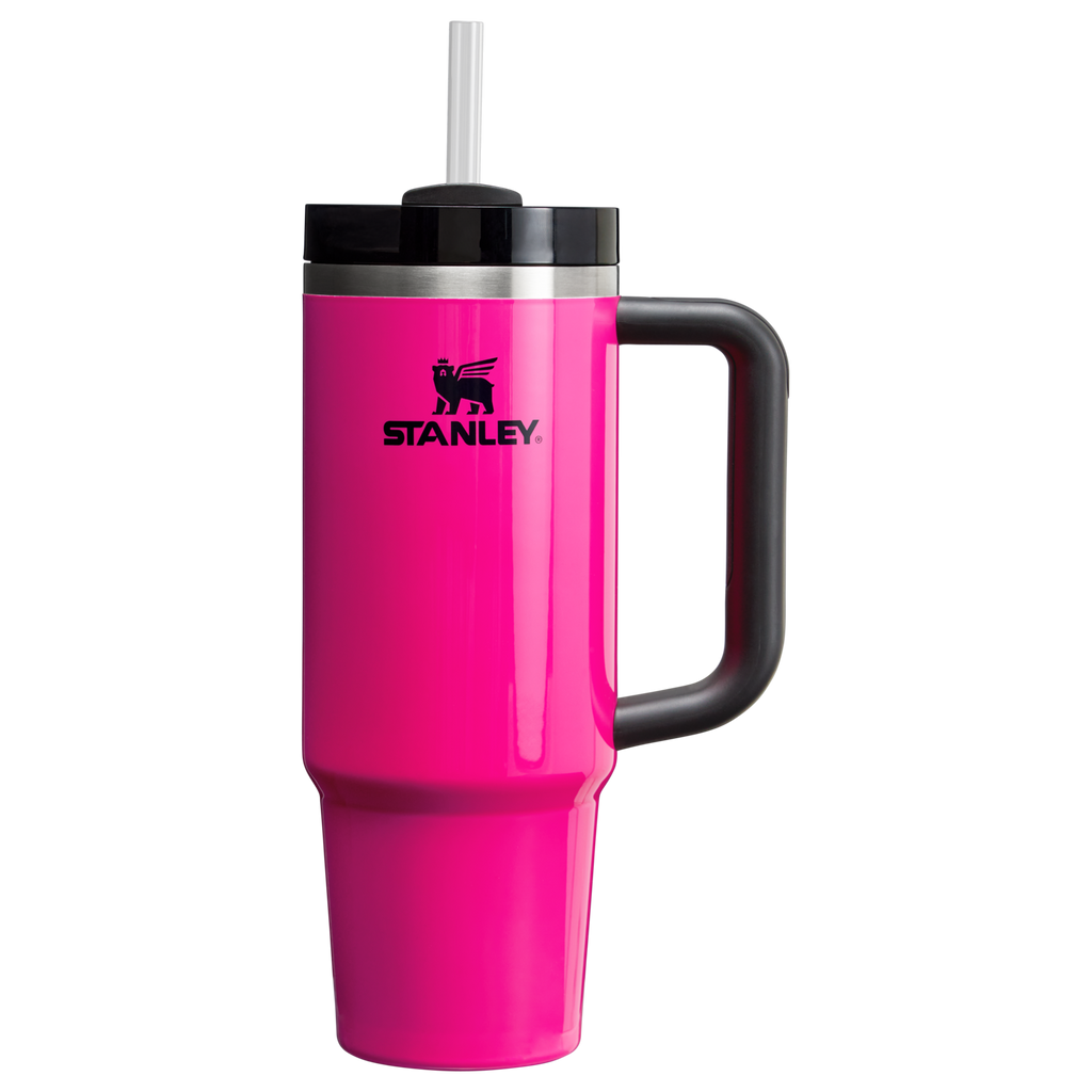 Splash-Resistant FlowState The Quencher H2.0 Flowstate Tumbler D051L - Double-Wall Vacuum Insulated Travel Tumbler with Straw Detail