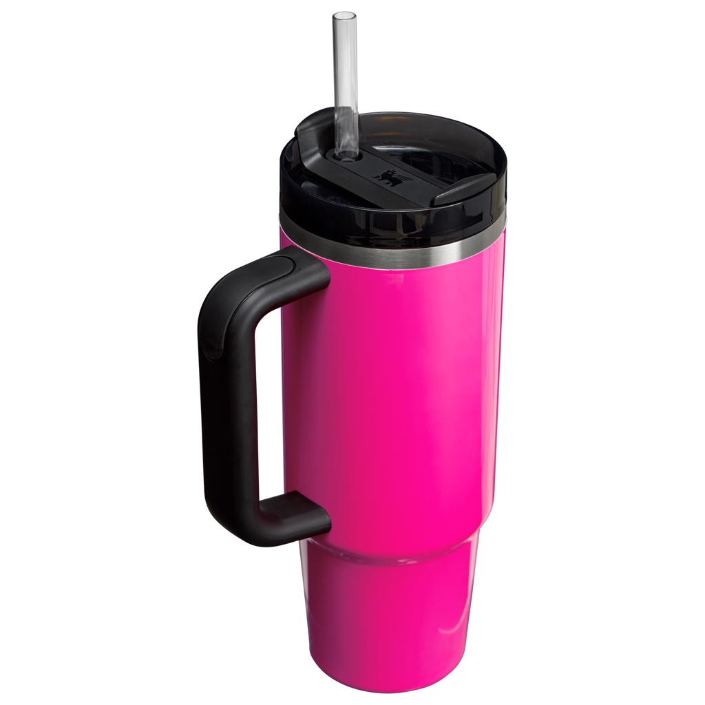 Double-Wall Vacuum The Quencher H2.0 Flowstate Tumbler | Stanley Create D331C - FlowState 3-Position Lid Insulated Travel Mug Detail