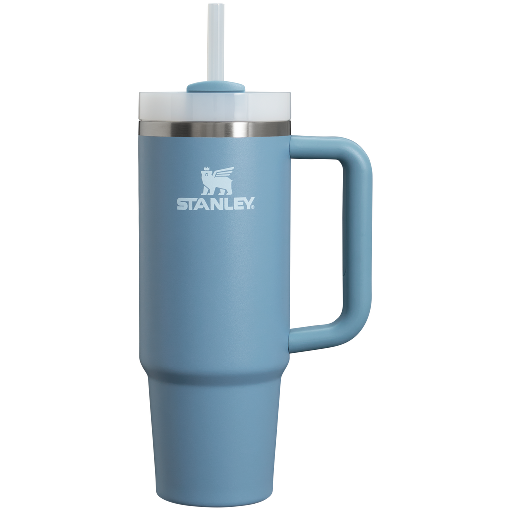 Splash-Resistant FlowState The Quencher H2.0 Flowstate Tumbler D051L - Double-Wall Vacuum Insulated Travel Tumbler with Straw Detail