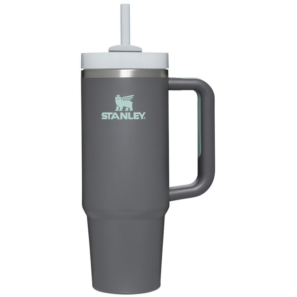 Splash-Resistant FlowState The Quencher H2.0 Flowstate Tumbler D051L - Double-Wall Vacuum Insulated Travel Tumbler with Straw Detail