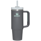 Splash-Resistant FlowState The Quencher H2.0 Flowstate Tumbler D051L - Double-Wall Vacuum Insulated Travel Tumbler with Straw Detail