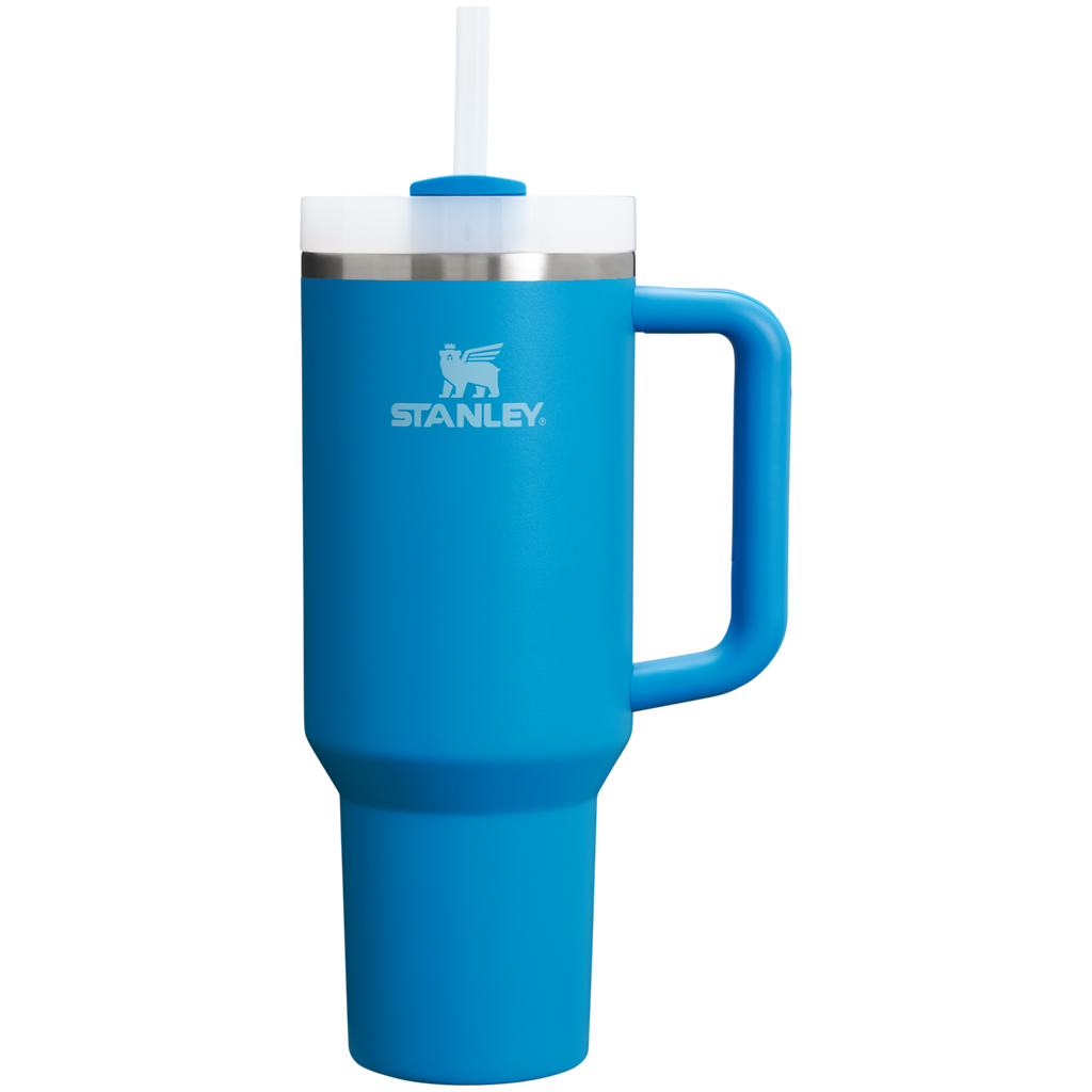 Splash-Resistant FlowState The Quencher H2.0 Flowstate Tumbler D051L - Double-Wall Vacuum Insulated Travel Tumbler with Straw Detail