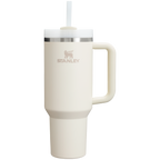 Double-Wall Vacuum The Quencher H2.0 Flowstate Tumbler  | Stanley Create D332L - Premium Stainless Steel Straw Cup for All-Day Hydration - Cream 2.0