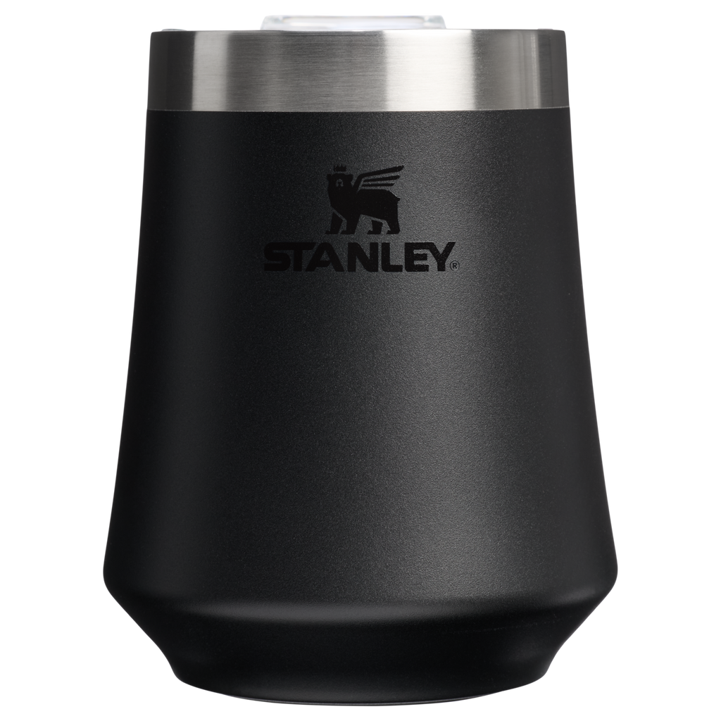 Vacuum Insulated Wine The Reserve Wine Tumbler | Stanley Create D302P - Reserve Collection Stainless Steel Whiskey Cup - Black 2.0