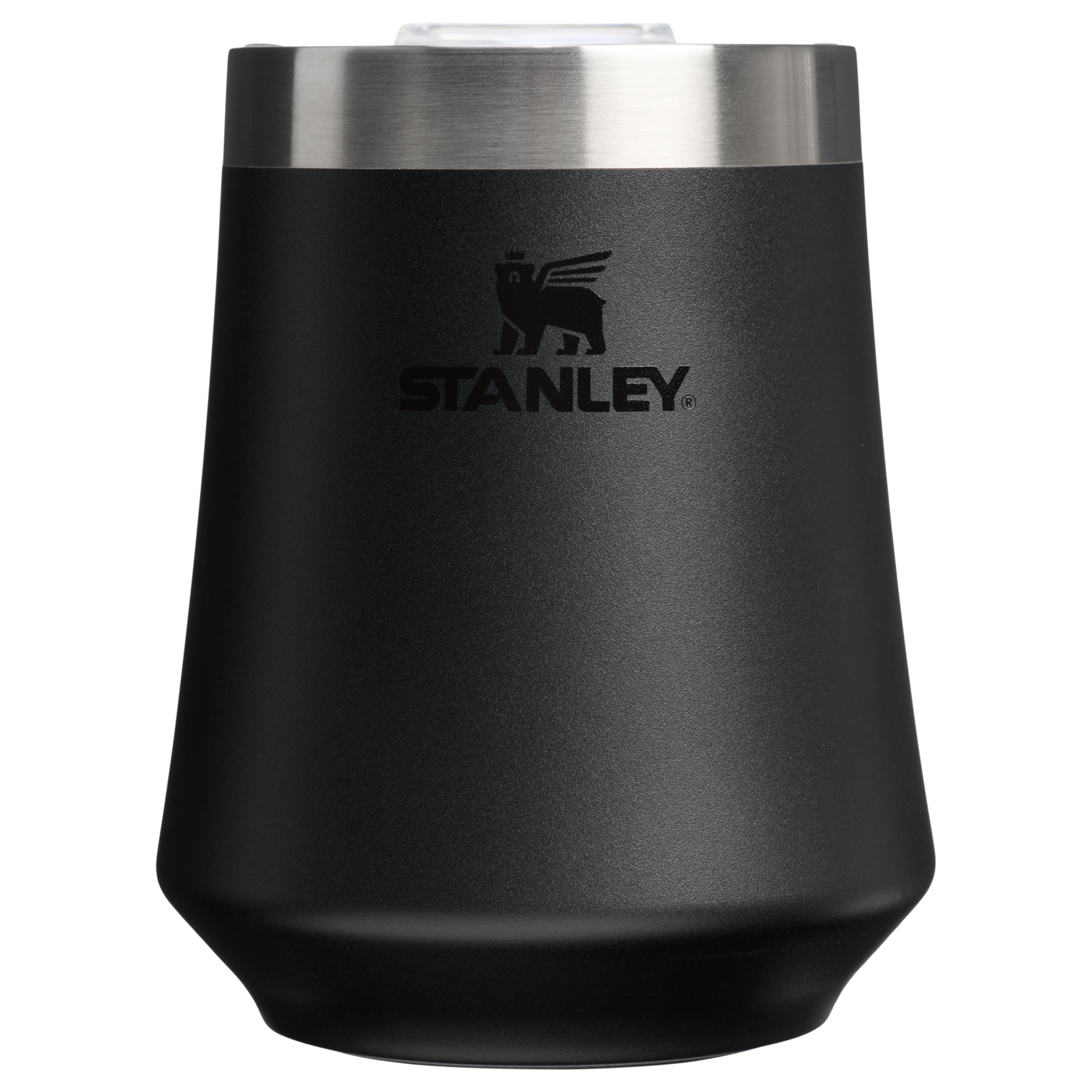 Vacuum Insulated Wine The Reserve Wine Tumbler | Stanley Create D302P - Reserve Collection Stainless Steel Whiskey Cup - Black 2.0