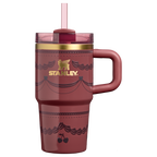 Splash-Resistant FlowState The Valentine’s Day Quencher H2.0  Flowstate Tumbler D234X - 40oz Large Capacity Car-Cup Friendly Quencher - Red Velvet Cake