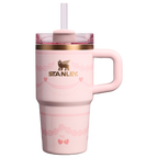 Splash-Resistant FlowState The Valentine’s Day Quencher H2.0  Flowstate Tumbler D234X - 40oz Large Capacity Car-Cup Friendly Quencher - Pink Velvet Cake