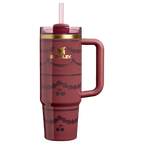 Splash-Resistant FlowState The Valentine’s Day Quencher H2.0 Flowstate Tumbler D232U - FlowState 3-Position Lid Insulated Travel Mug - Red Velvet Cake