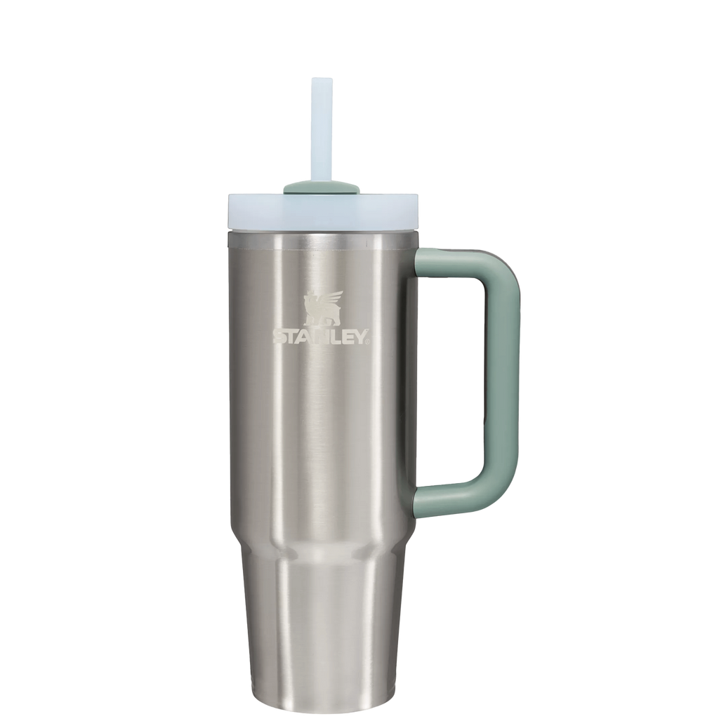 Splash-Resistant FlowState The Quencher H2.0 Flowstate Tumbler D051L - Double-Wall Vacuum Insulated Travel Tumbler with Straw Detail