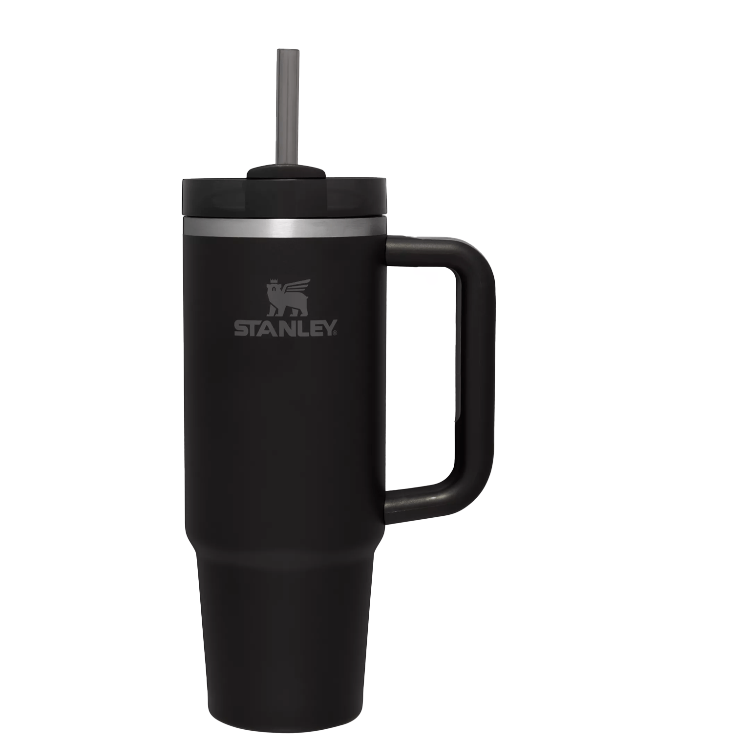 Double-Wall Vacuum The Quencher H2.0 Flowstate Tumbler | Stanley Create D331C - FlowState 3-Position Lid Insulated Travel Mug - Black